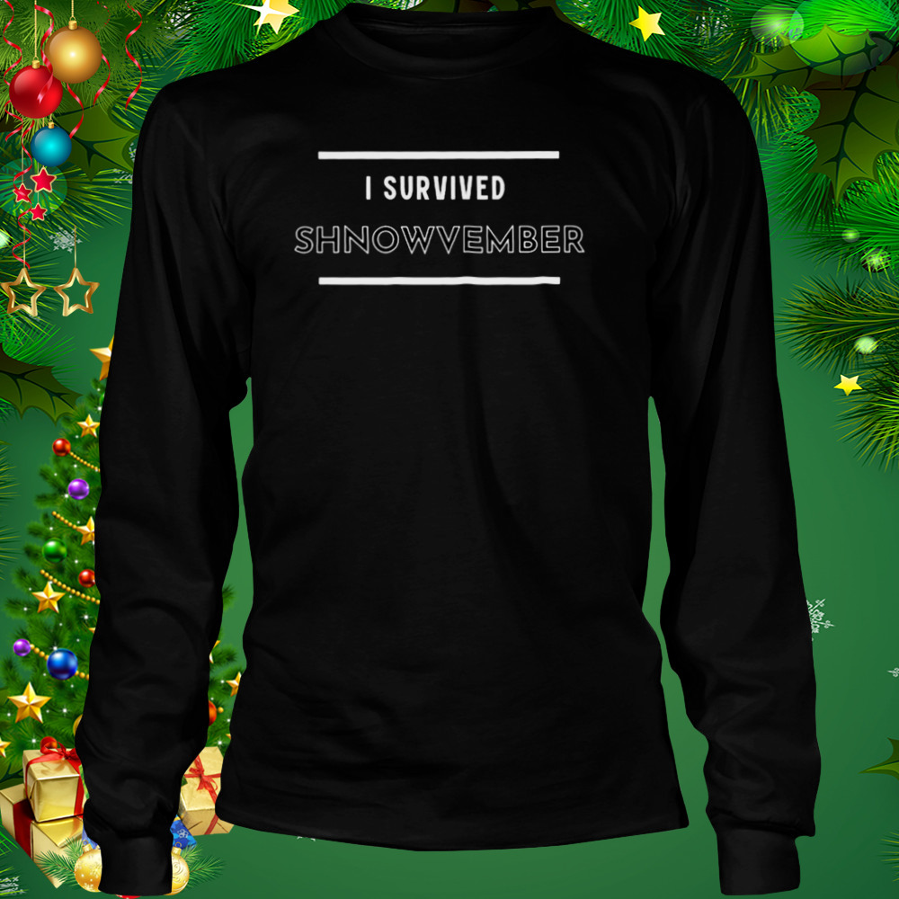Buffalo Bills I Survived Shnowvember Shirt 3 Longsleeve tshirt