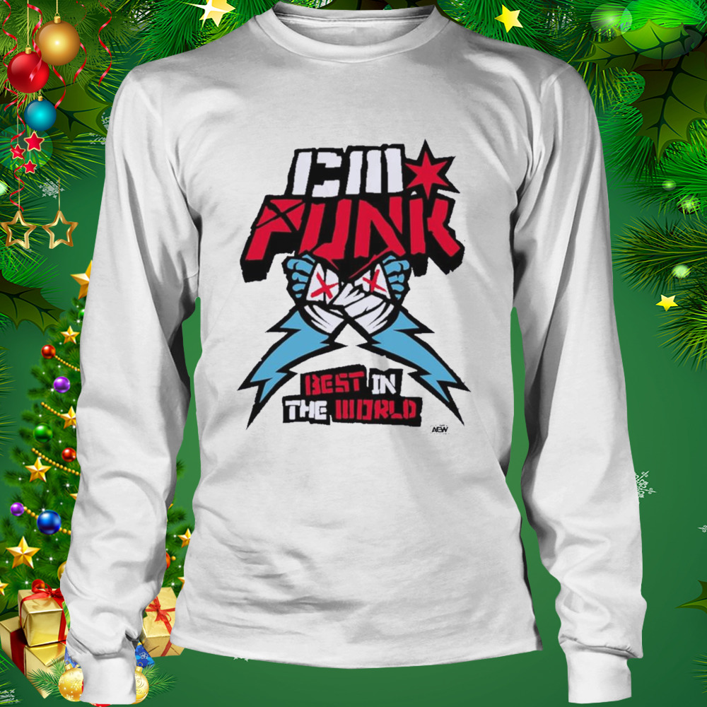 CM Punk – Supercharged Ringer Best In The World shirt 3 Longsleeve shirt