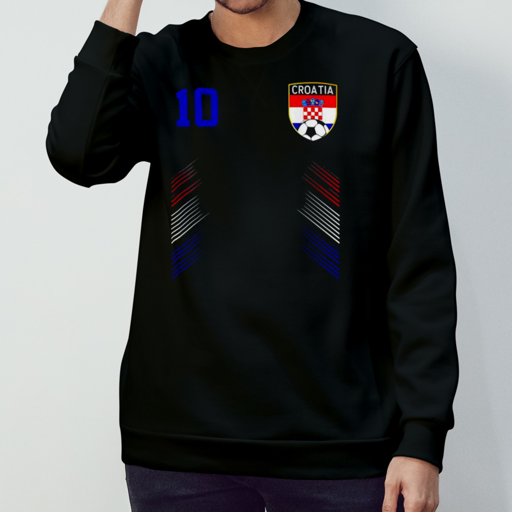 Croatia Soccer Croatian Football Retro 10 Jersey T-Shirt