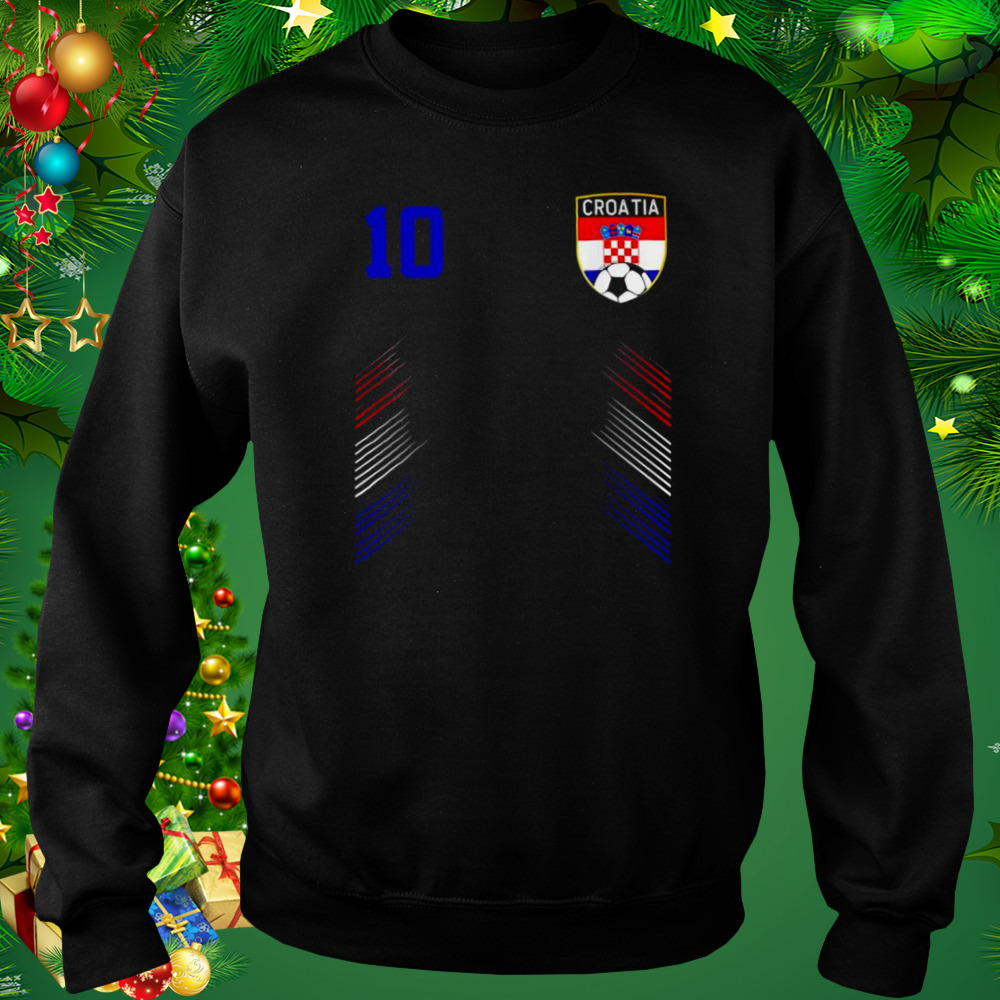 Croatia Soccer Croatian Football Retro 10 Jersey T-Shirt 4 Sweat tshirt