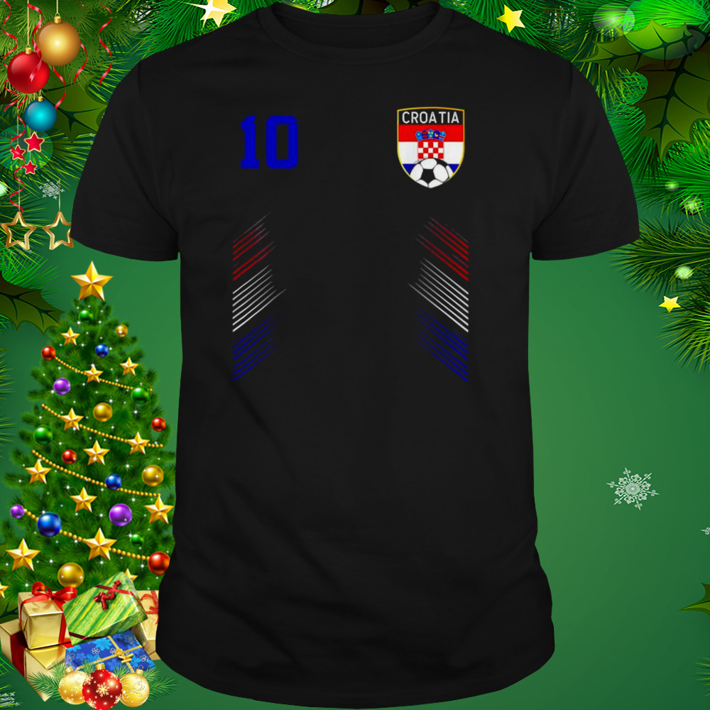 Croatia Soccer Croatian Football Retro 10 Jersey T-Shirt 1 Unisex tshirt