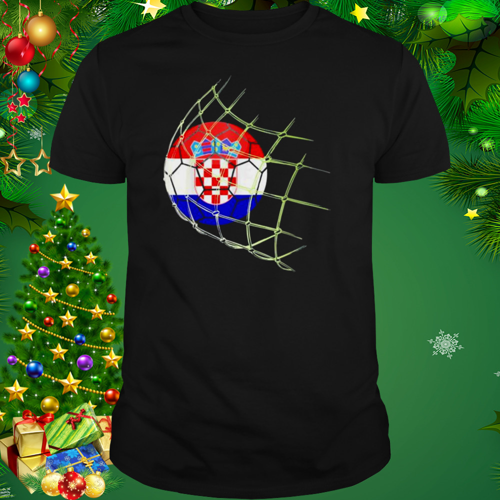 Croatia Soccer Jersey Men 2022 Croatian Ball Flag T-Shirt