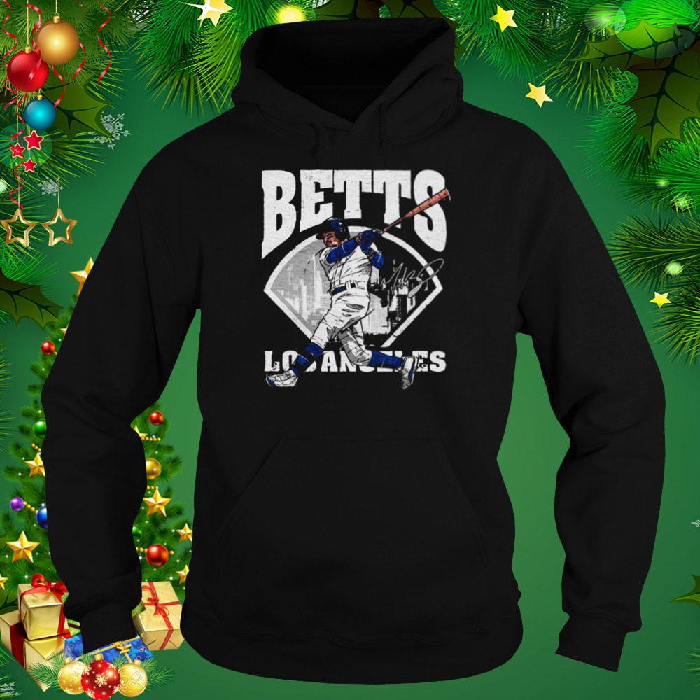 Distressed Design Mookie Betts Field Dodgers Baseball Signature Shirt 5 Hoodie tshirt