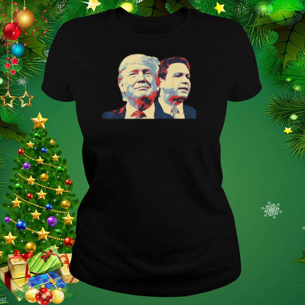 Don and ron Trump desantis graphic vintage shirt 2 Women's tshirt