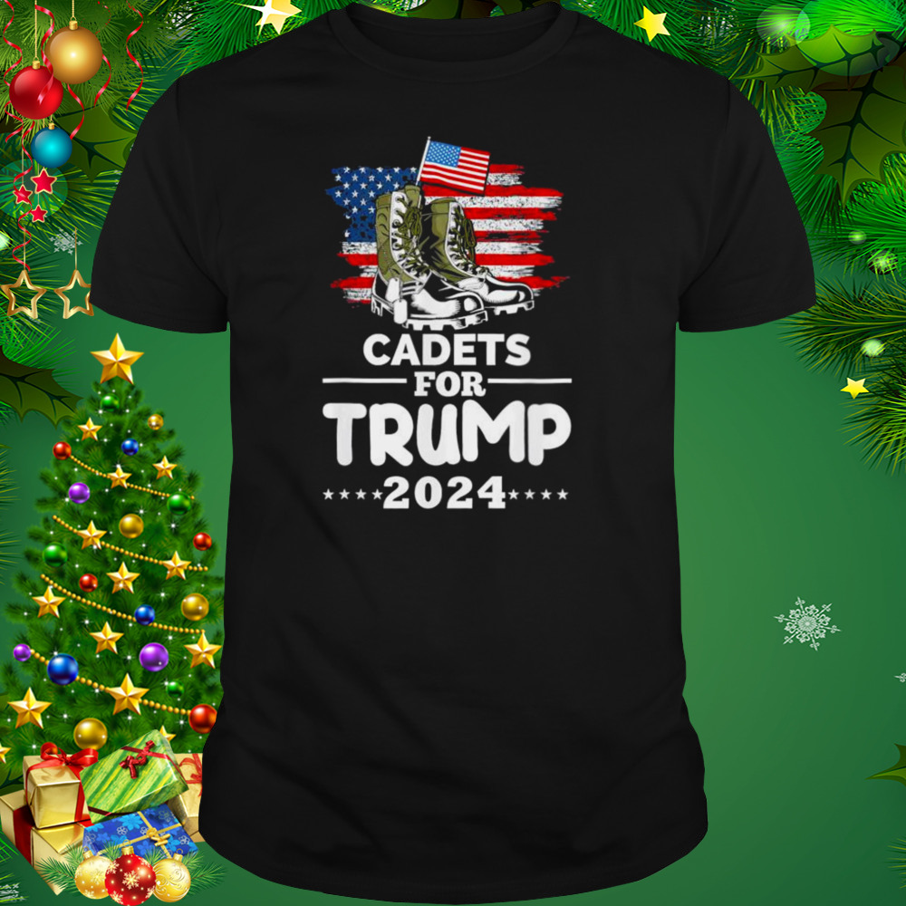 Donald Trump 2024 for Cadets Patriotic Election T-Shirt 1 Unisex tshirt