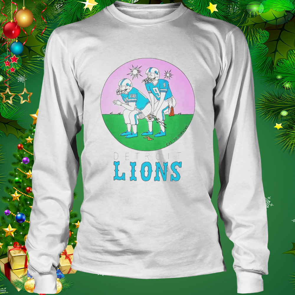 Eat To Survive Detroit Lions shirt 3 Longsleeve shirt
