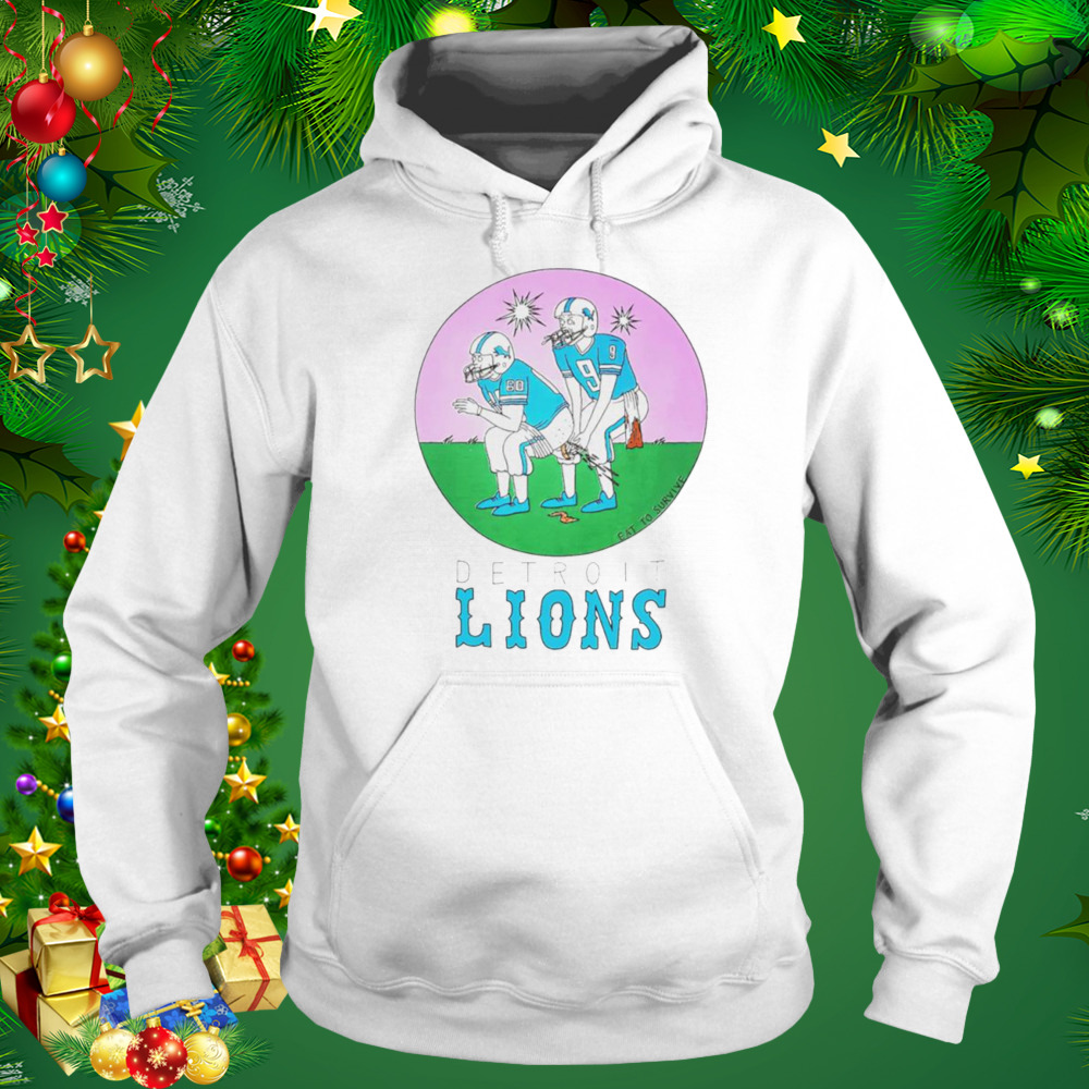 Eat To Survive Detroit Lions shirt 5 Hoodie shirt