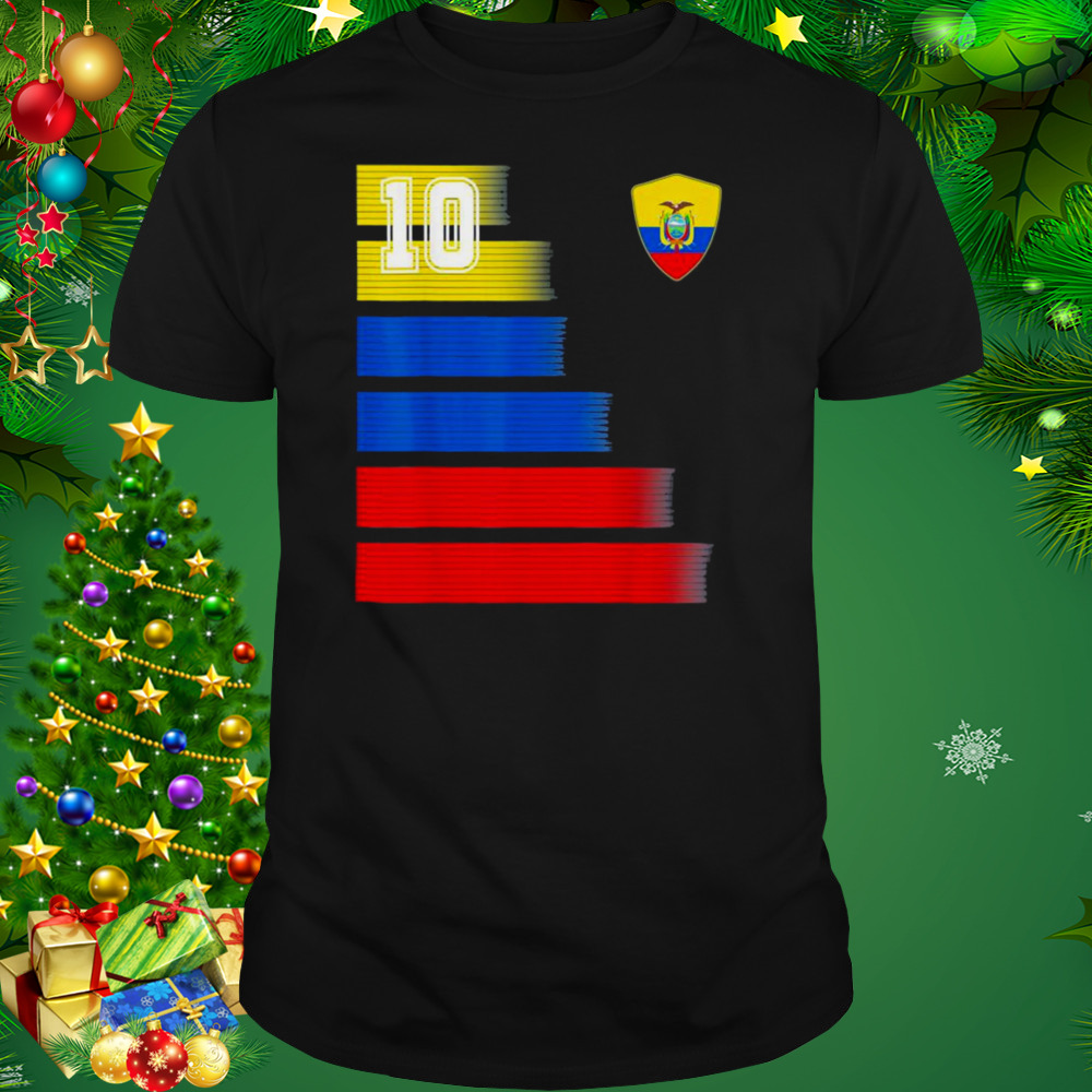 Ecuador Soccer Jersey Flag Retro 10 Ecuadorian Football T-Shirt 1 Unisex tshirt