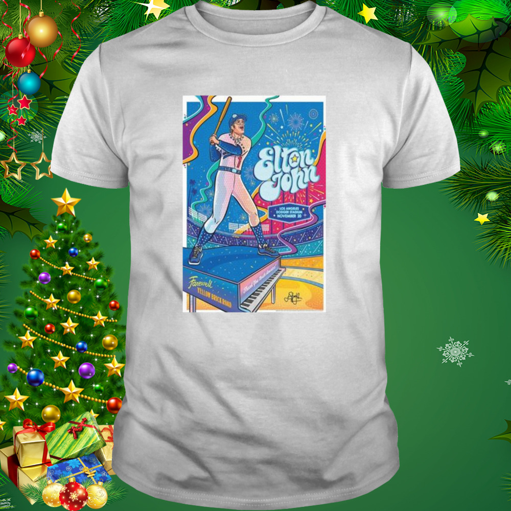 Elton john final dodger stadium nov 20th 2022 los angeles California shirt 1 Unisex shirt