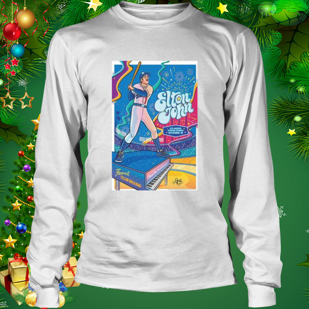 Elton john final dodger stadium nov 20th 2022 los angeles California shirt 3 Longsleeve shirt