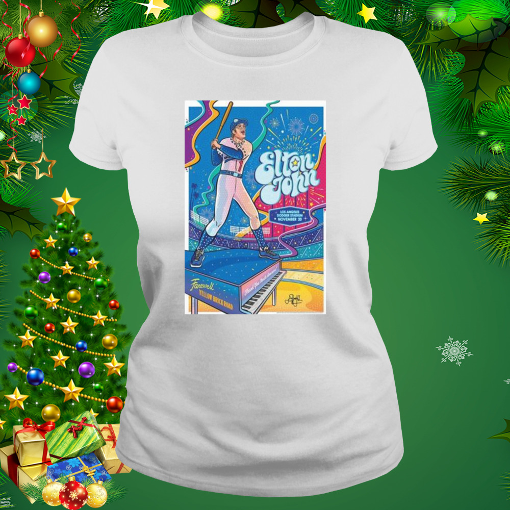 Elton john final dodger stadium nov 20th 2022 los angeles California shirt 2 Women's shirt