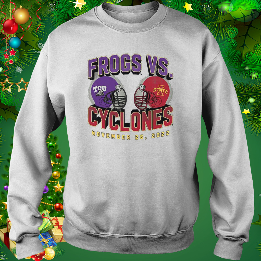 Frogs Vs Cyclones November 26 2022 Shirt 4 Sweat shirt
