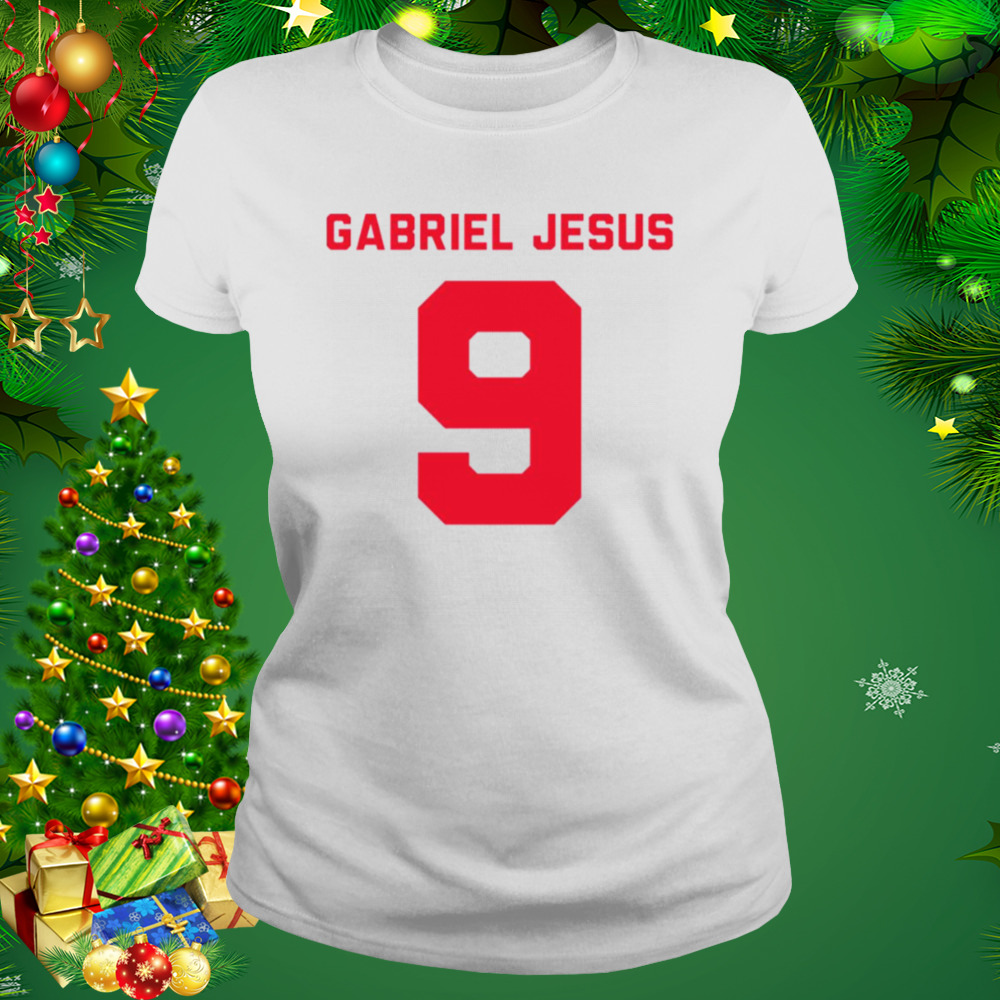 Gabriel Jesus 9 Arsenal shirt 2 Women's shirt