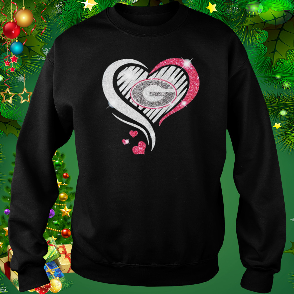 Georgia Bulldogs heart love diamond shirt 4 Sweat tshirt