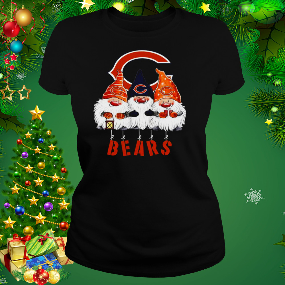 Gnomies Chicago Bears Christmas shirt 2 Women's tshirt