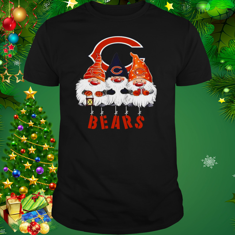 Gnomies Chicago Bears Christmas shirt 1 Unisex tshirt