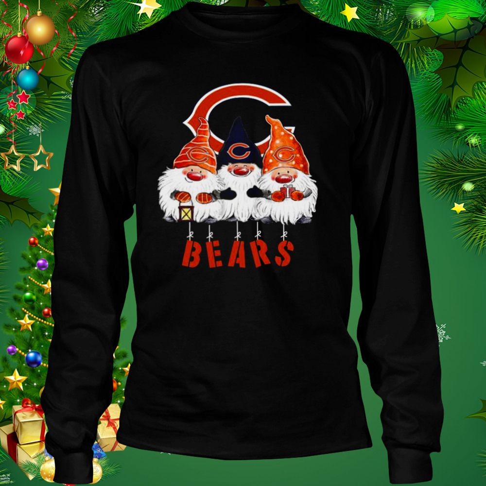 Gnomies Chicago Bears Christmas shirt 3 Longsleeve tshirt