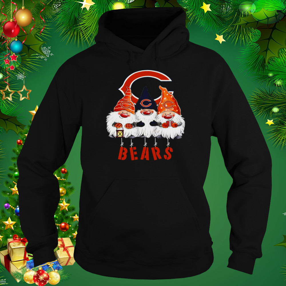 Gnomies Chicago Bears Christmas shirt 5 Hoodie tshirt
