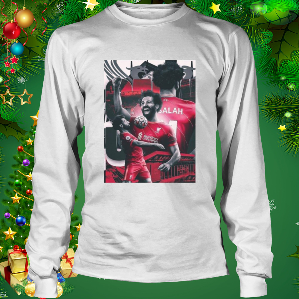 Graphic Footballer Mohamed Salah Design shirt 3 Longsleeve shirt