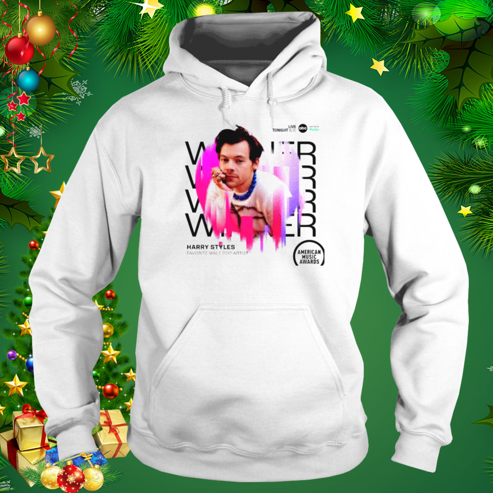 Harry styles winner favorite male pop artist amas award shirt 5 Hoodie shirt