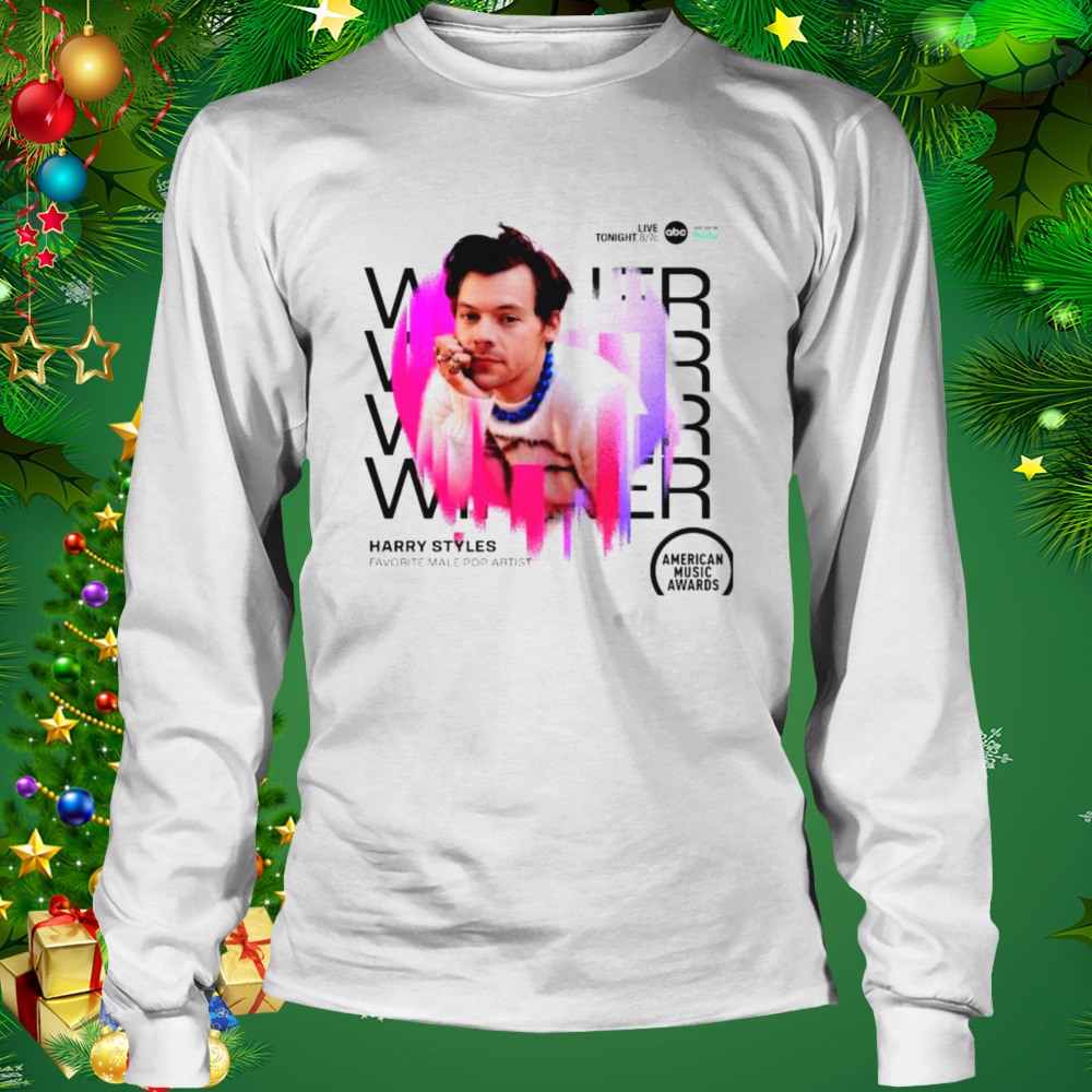 Harry styles winner favorite male pop artist amas award shirt 3 Longsleeve shirt