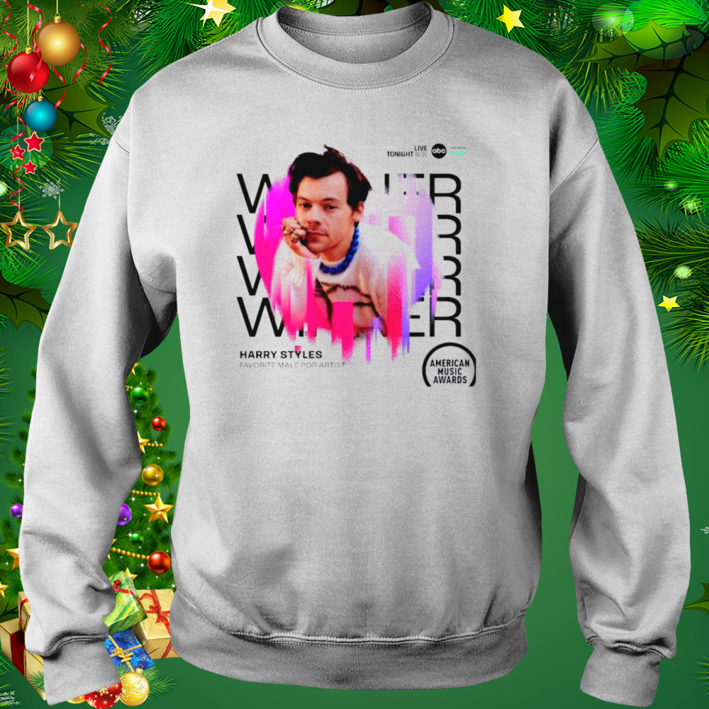 Harry styles winner favorite male pop artist amas award shirt 4 Sweat shirt