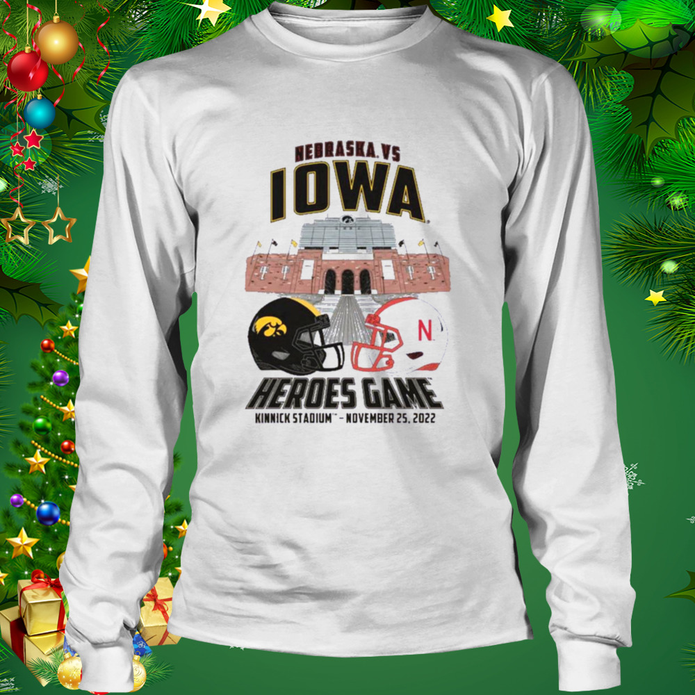 Heroes Game 2022 Nebraska Cornhuskers Vs. Iowa Hawkeyes Shirt 3 Longsleeve shirt