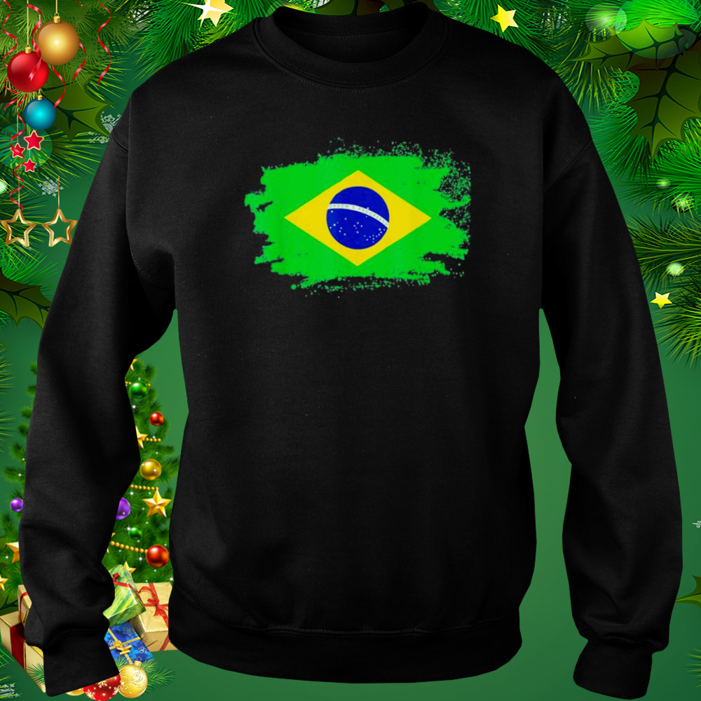 I Love Brazil Soccer Football Brazilian South Latin America T-Shirt 4 Sweat tshirt