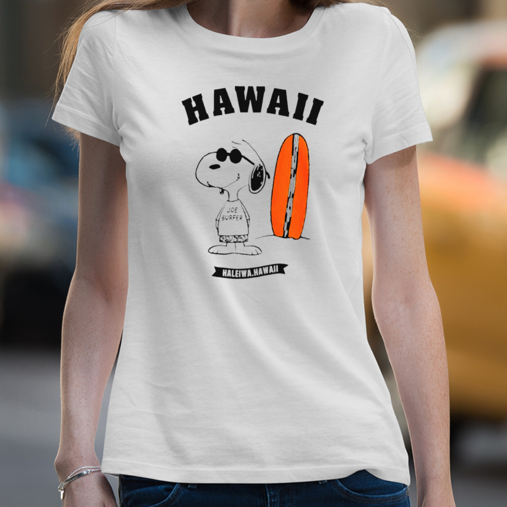 Joe Surfer Haleiwa Hawaii Snoopy Shirt