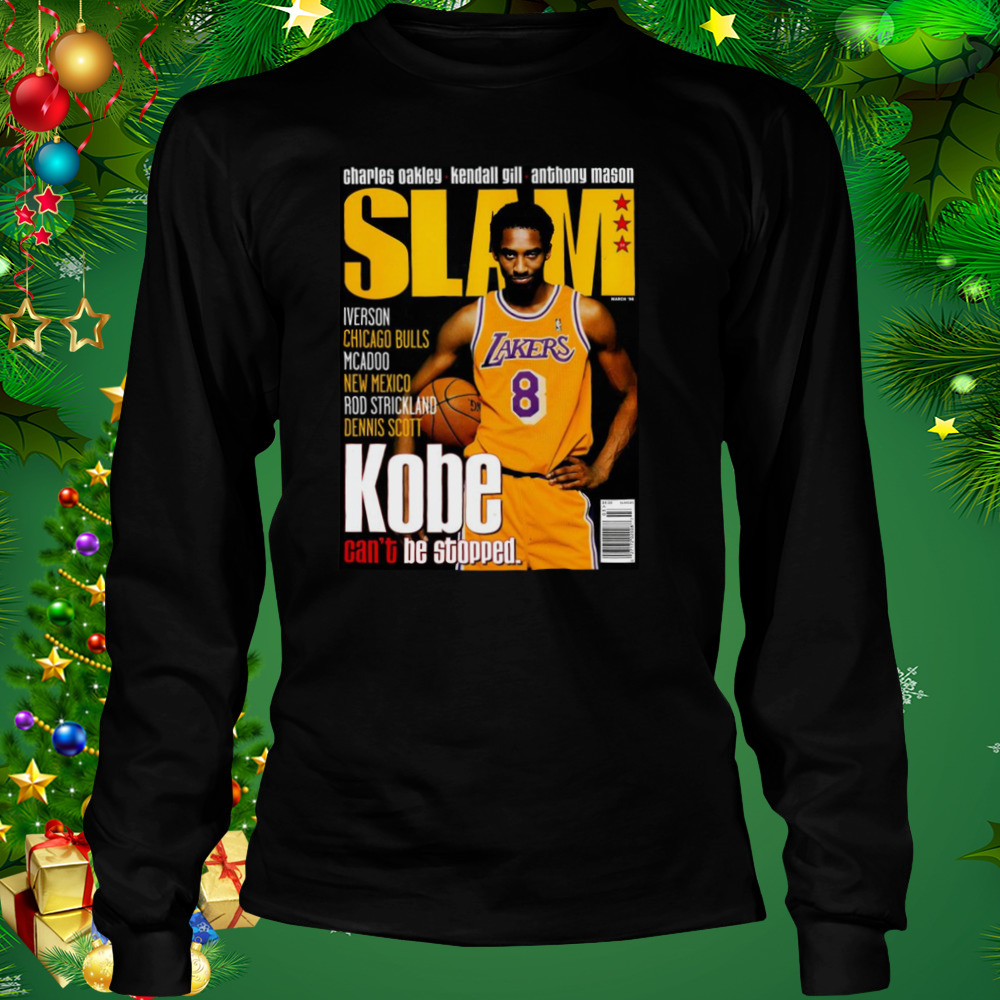 Kobe Bryant Nba Finals Los Angeles Basketball Slam Magazine 1998 Cover La  Lakers Shirt - Limotees