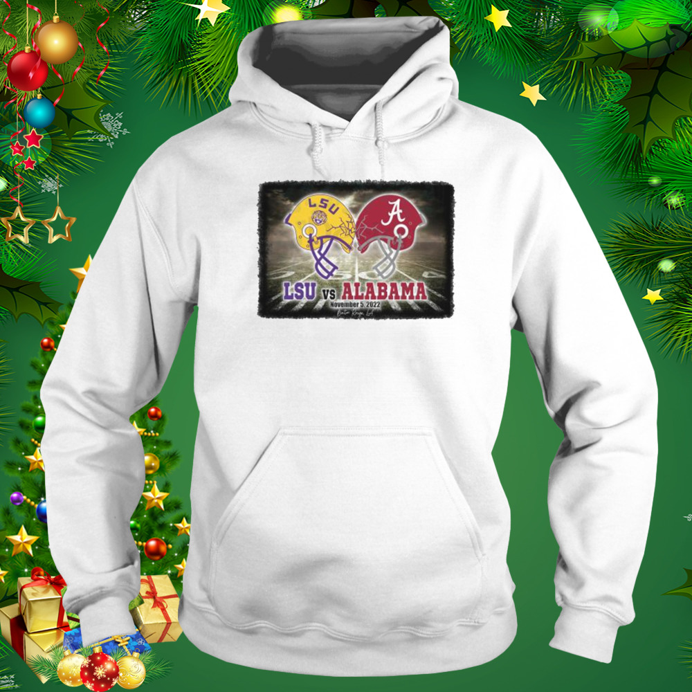 LSU vs Alabama Louisiana Saturday Night Football Tiger Stadium shirt 5 Hoodie shirt
