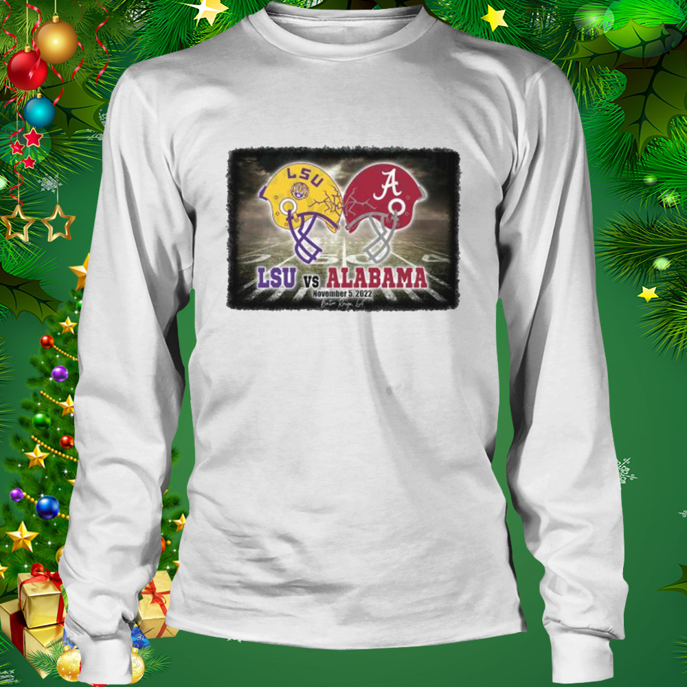 LSU vs Alabama Louisiana Saturday Night Football Tiger Stadium shirt 3 Longsleeve shirt