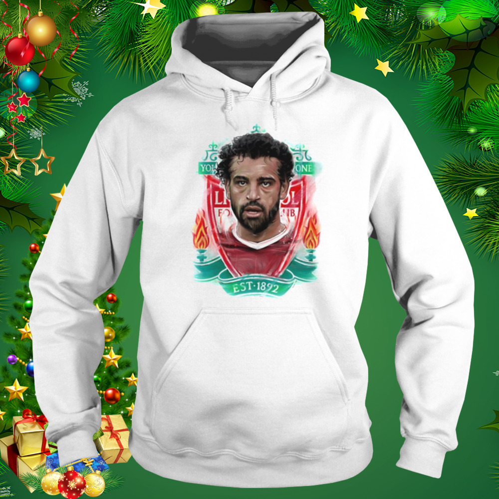 Liverpool Watercolor Mohamed Salah shirt 5 Hoodie shirt