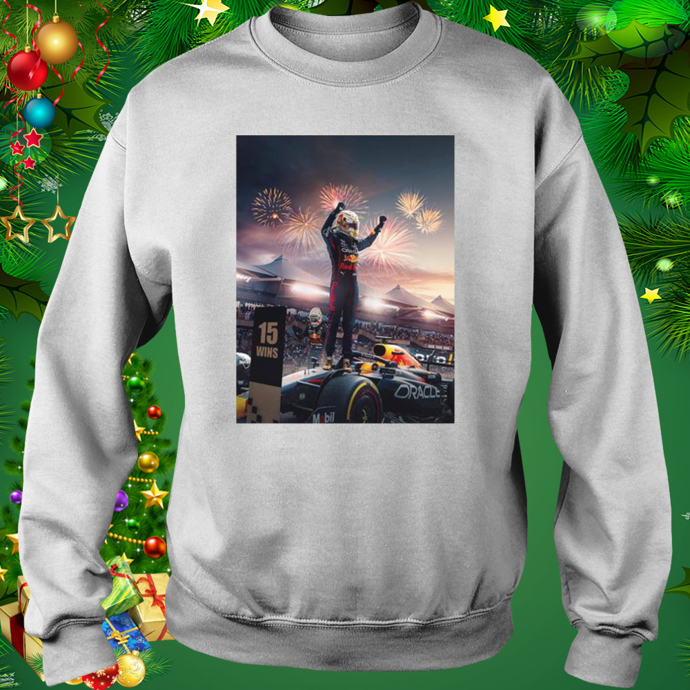Max verstappen 15 wins f1 abu dhabi gp shirt 4 Sweat shirt