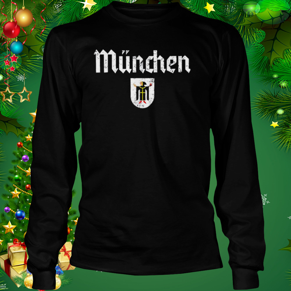 Munich Germany Muenchen Vintage Retro Distressed T-Shirt 3 Longsleeve tshirt