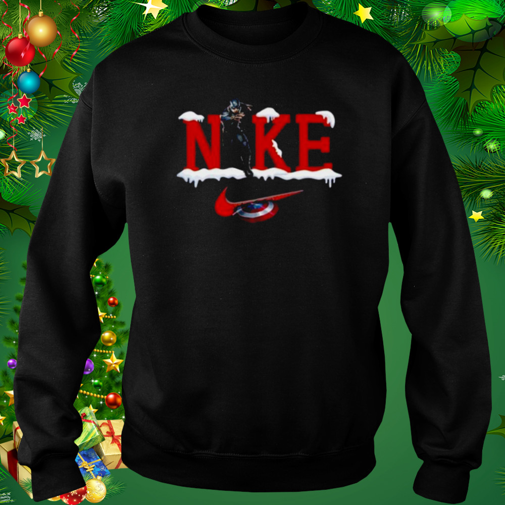 Nike Captain America Christmas 2022 shirt 4 Sweat tshirt