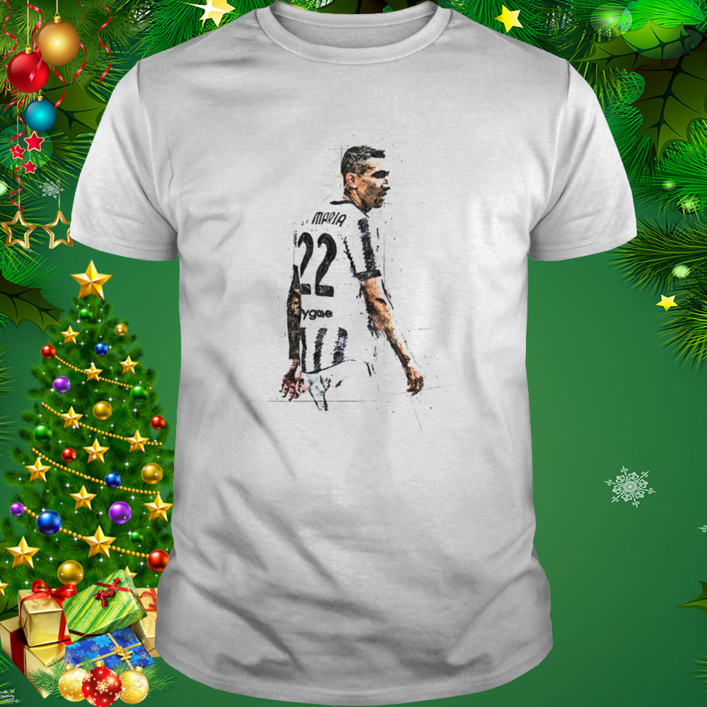 Number 22 Football Art Angel Di Maria shirt 1 Unisex shirt