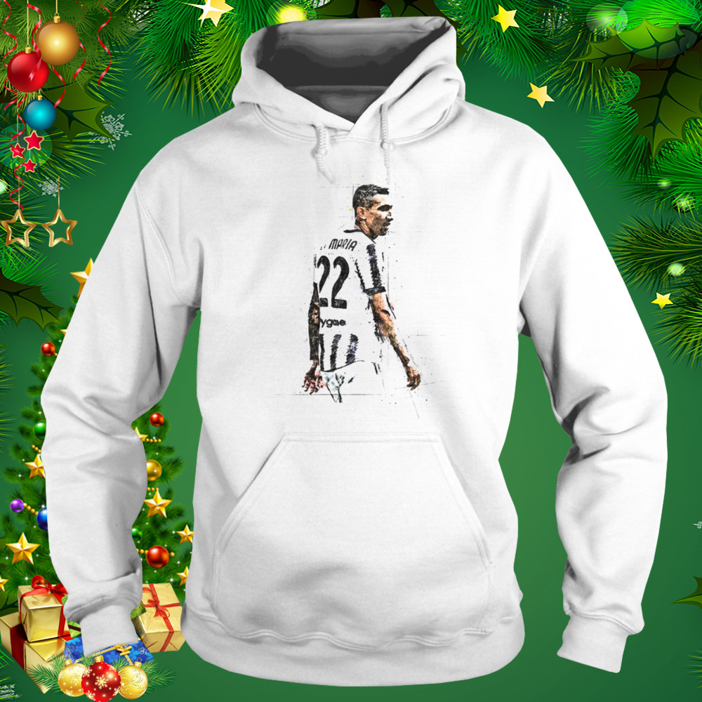 Number 22 Football Art Angel Di Maria shirt 5 Hoodie shirt