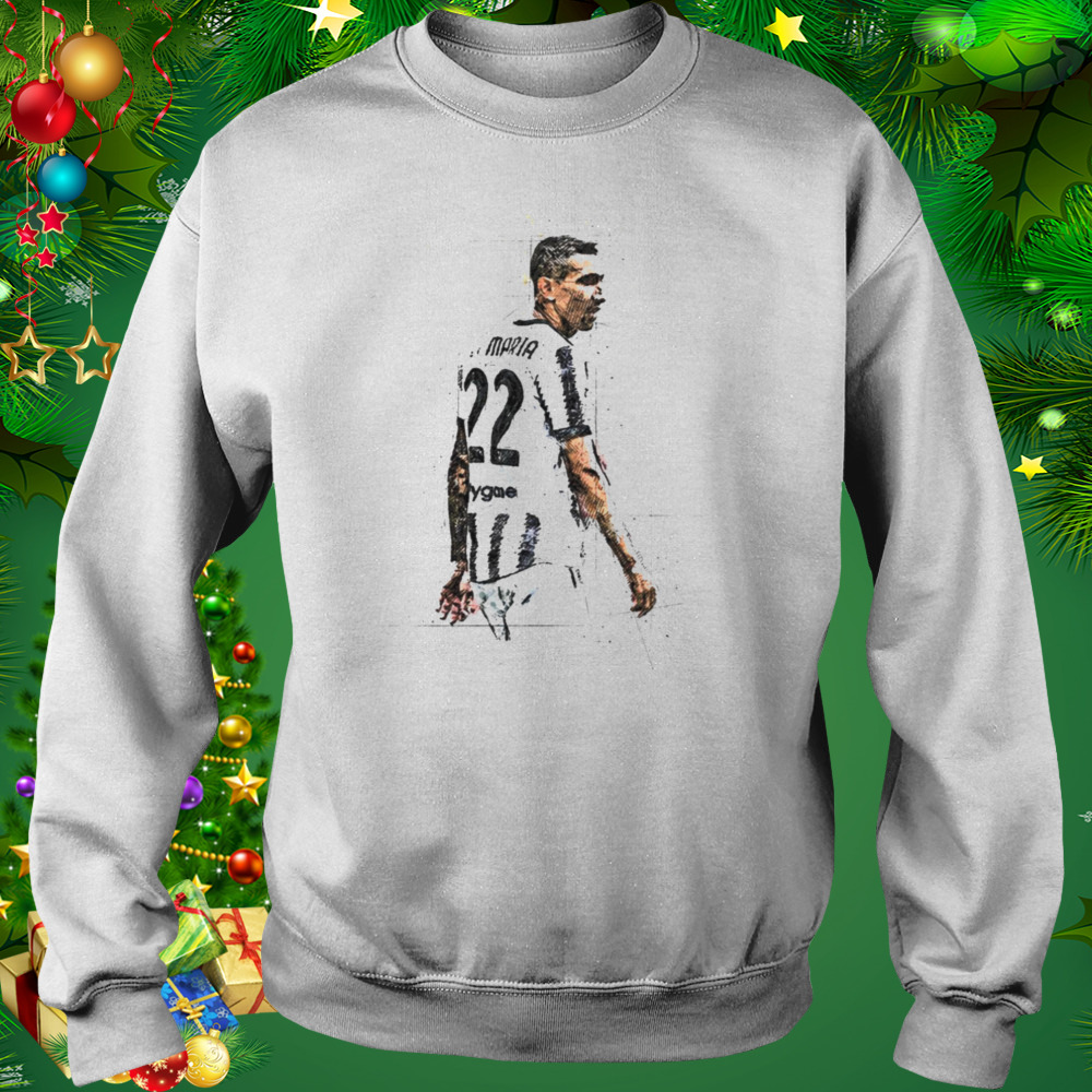 Number 22 Football Art Angel Di Maria shirt 4 Sweat shirt