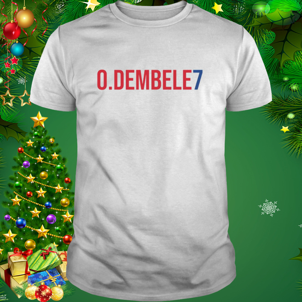 O Dembele 7 2223 Season Barcelona shirt 1 Unisex shirt