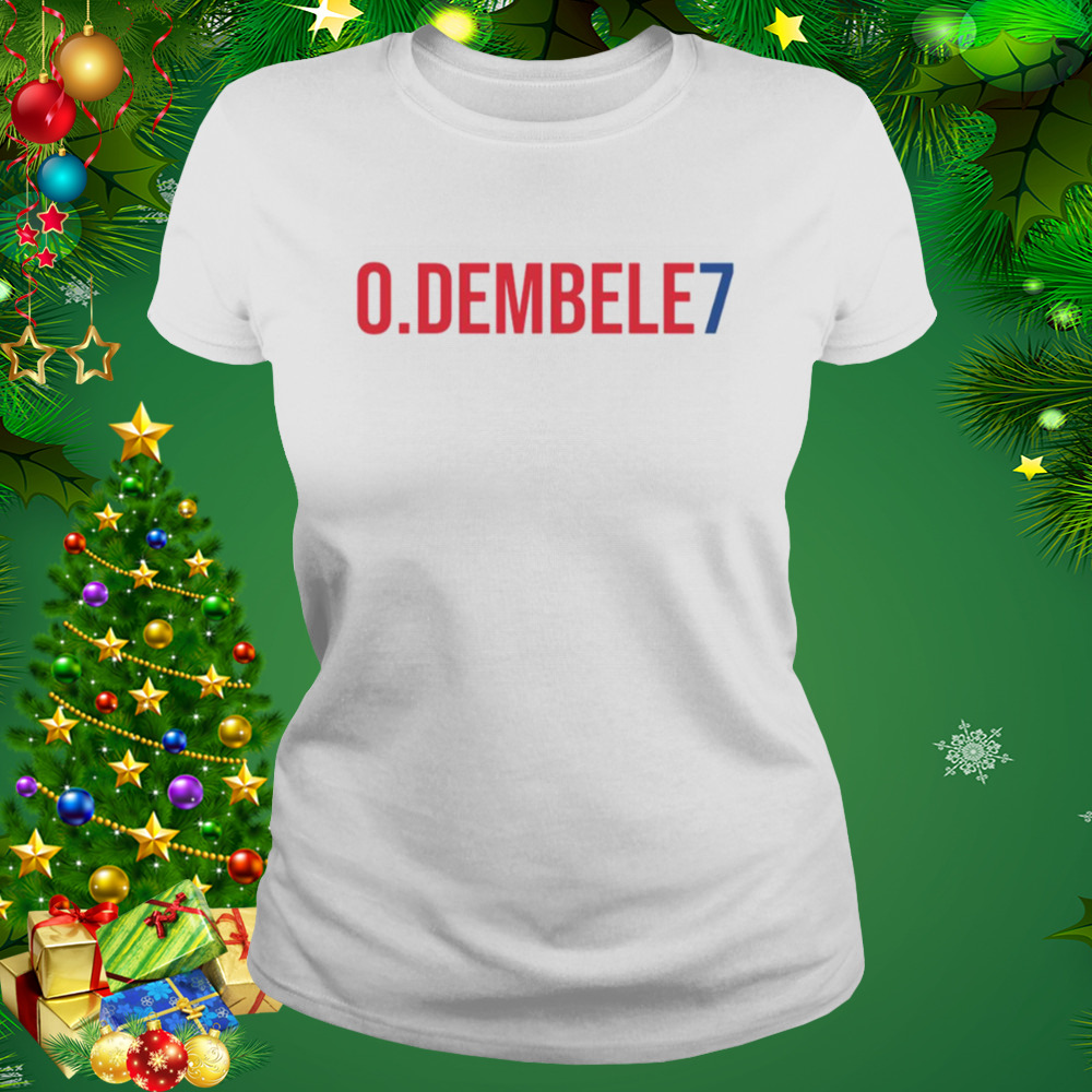 O Dembele 7 2223 Season Barcelona shirt 2 Women's shirt