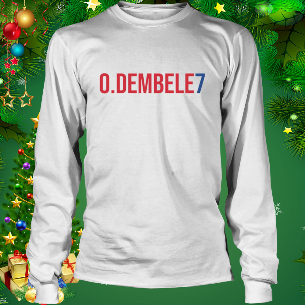 O Dembele 7 2223 Season Barcelona shirt 3 Longsleeve shirt