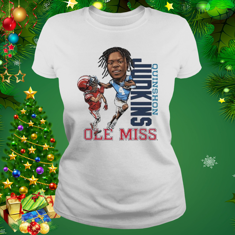 Ole miss Quinshon judkins caricature shirt 2 Women's shirt