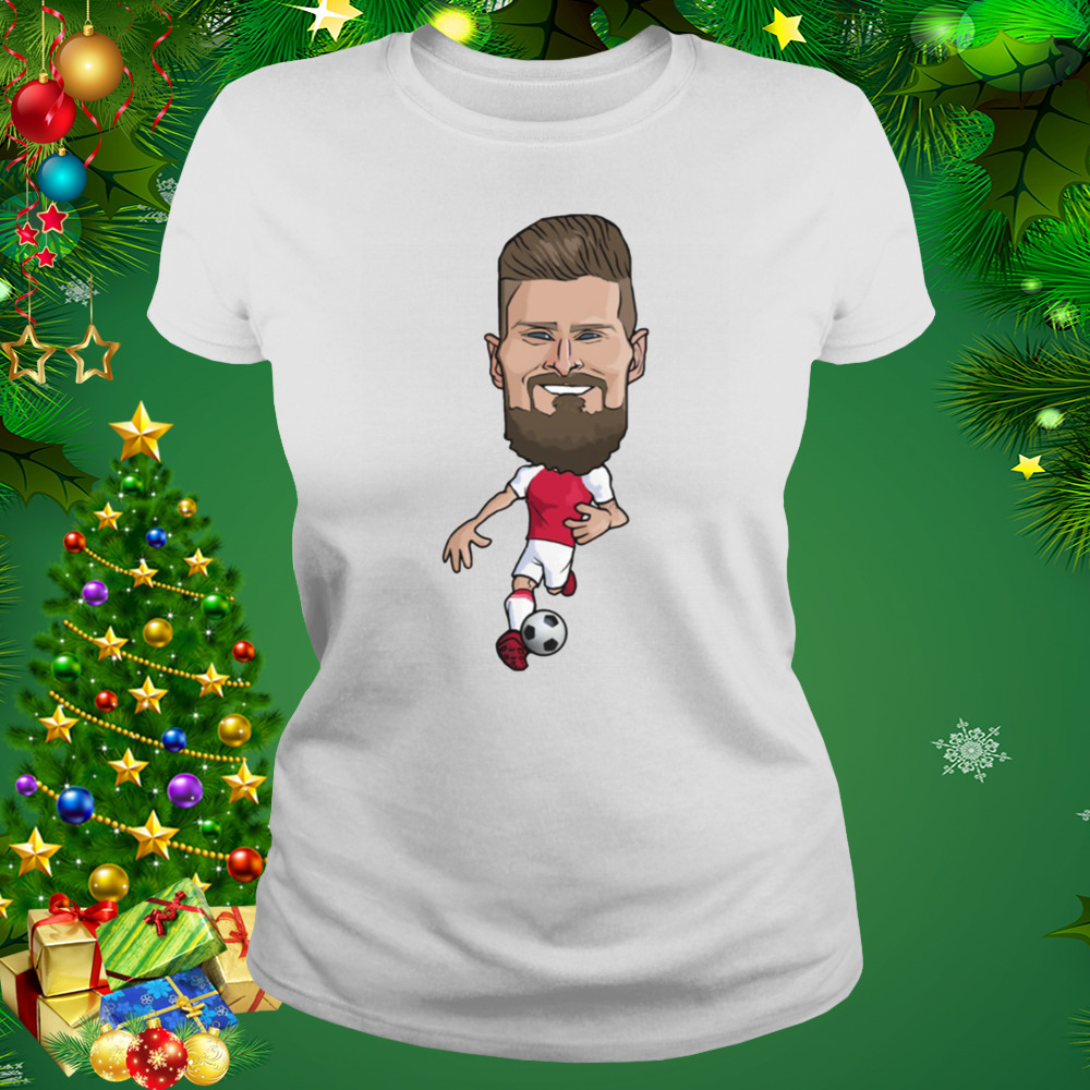 Olivier Giroud Big Head Chibi Football shirt 2 Women's shirt