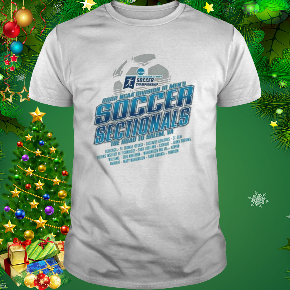 Original 2022 NCAA Division III Men’s Soccer Sectionals Shirt 1 Unisex shirt