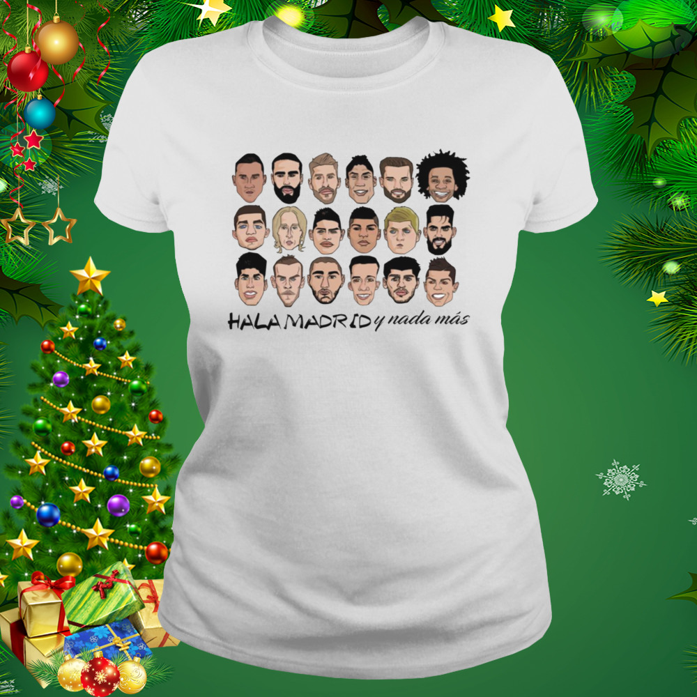 Real Madrid 2017 Squad Members shirt 2 Women's shirt