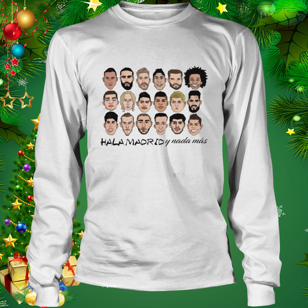 Real Madrid 2017 Squad Members shirt 3 Longsleeve shirt