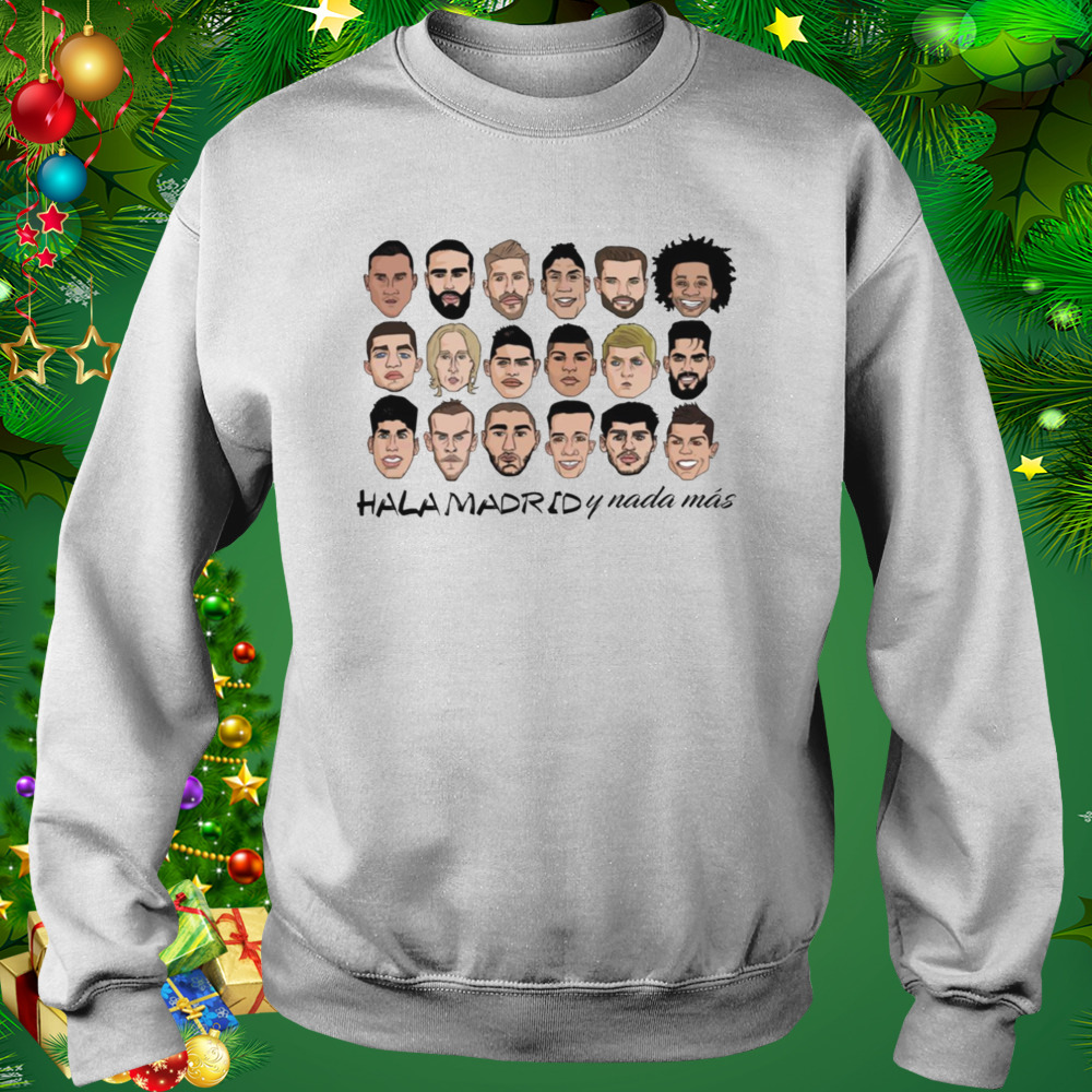 Real Madrid 2017 Squad Members shirt 4 Sweat shirt