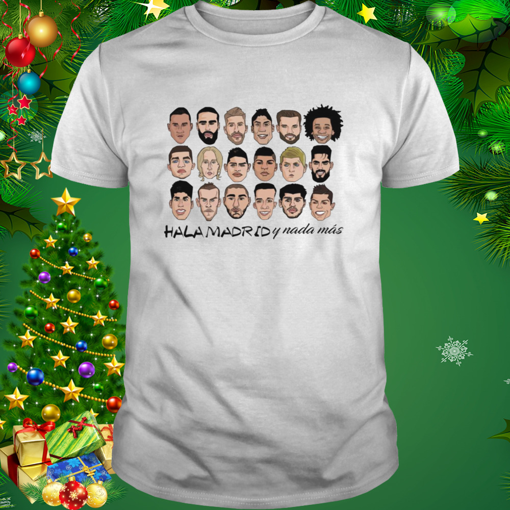 Real Madrid 2017 Squad Members shirt 1 Unisex shirt