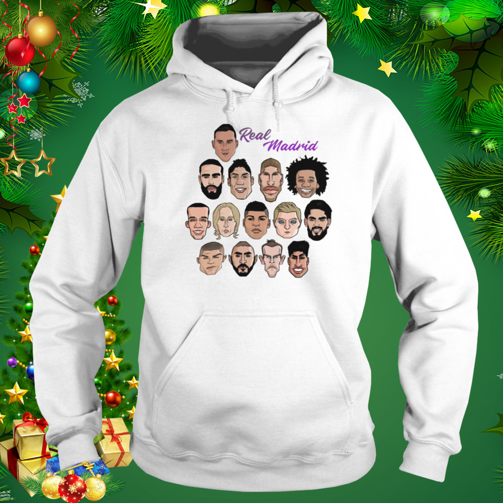 Real Madrid 2018 Squad shirt 5 Hoodie shirt